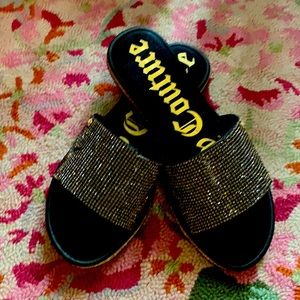 Juicy Couture Sparkle sandals size 8